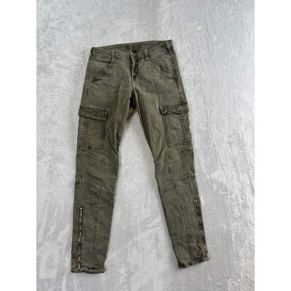 J Brand Pants - J Brand “Westpoint” Army Green Moto Cargo Skinny Pants – Size 27